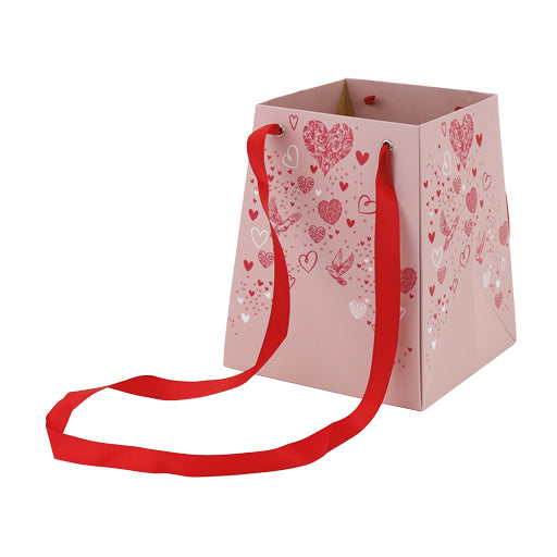 Festive Valentine Vasebag - 12cm