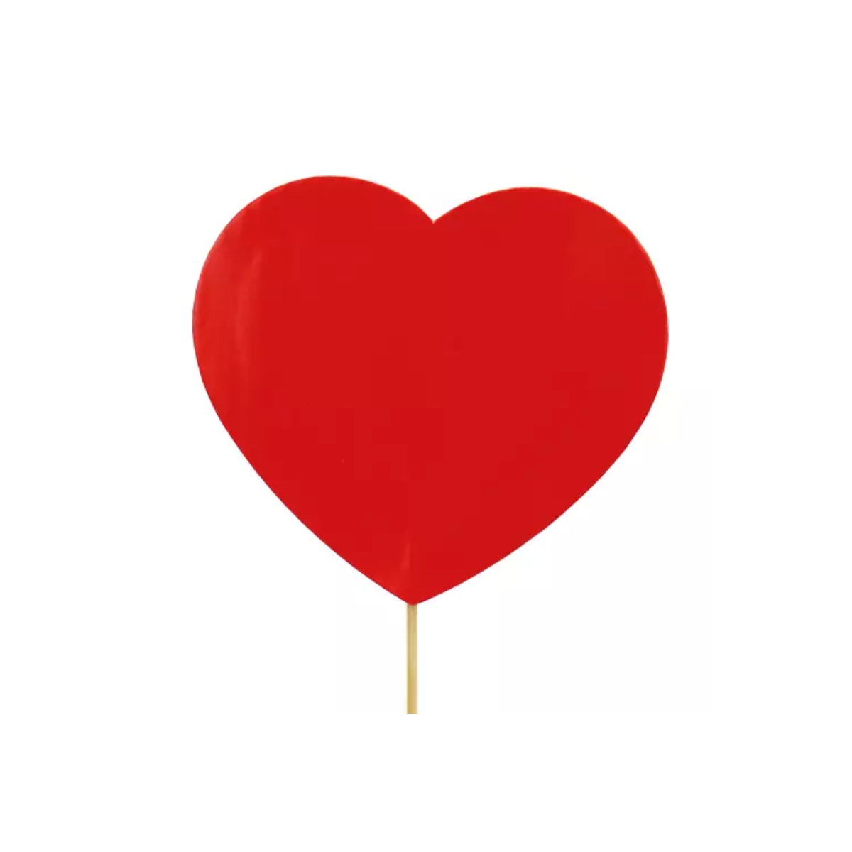 Love Heart Pick - 7.1x8cm - Packed by 50