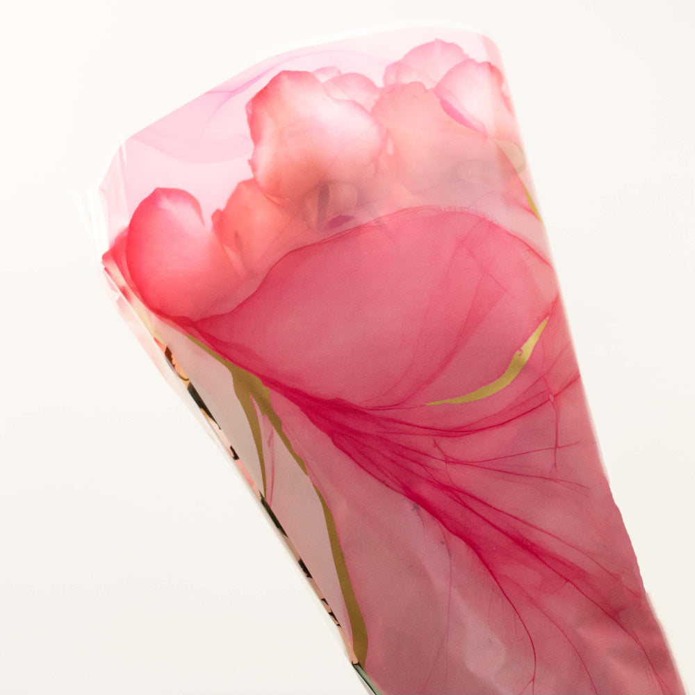 Ink Stories Sleeve Pink with Roses