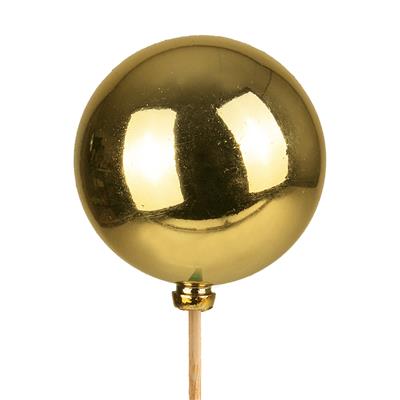 Pick Christmas Ball Shiny Gold