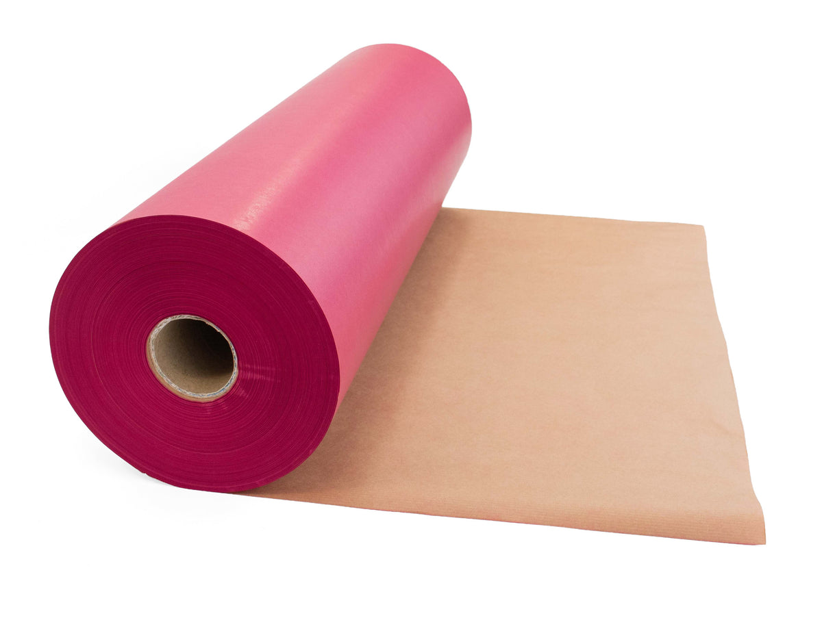 Roll FSC Natural Kraft Hot Pink